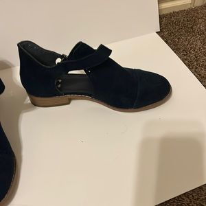 JG Blue Suede Flats